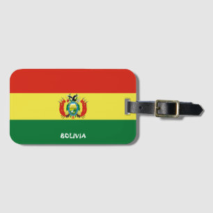 Bolivia National Flag Patriotic Luggage Tag