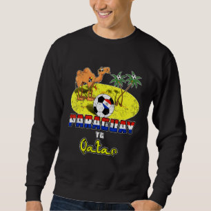 Bolivia National Soccer Team to Qatar Camel Palm R Sweatshirt