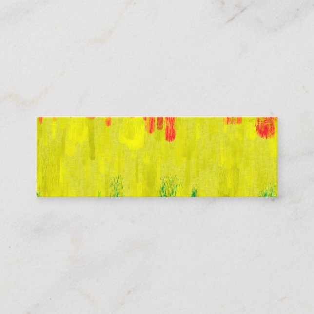 Bolivia Oil Painting Drawing Calling Card (Front)