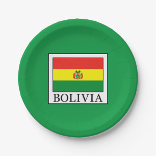 Bolivia Paper Plate