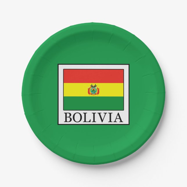 Bolivia Paper Plate (Front)