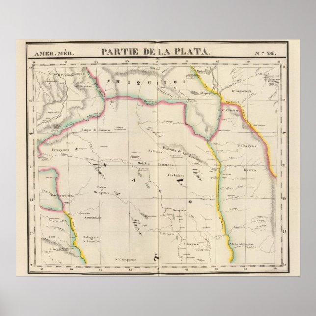 Bolivia, Paraguay 26 Poster (Front)