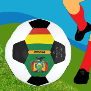 Bolivia Personalised, Flag, Photo Soccer Ball
