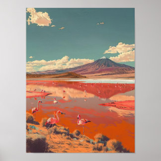 Bolivia Print Bolivia Illustration Uyuni Travel 