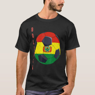 Bolivia Soccer Ball Bolivian Flag Football T-Shirt