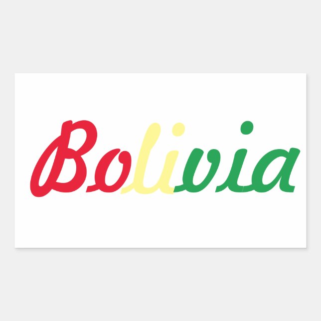 Bolivia Sticker (Front)
