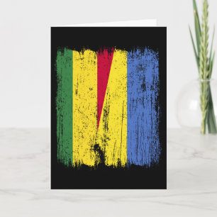 Bolivia Ukraine Half Flag Bolivian Ukrainian Herit Card