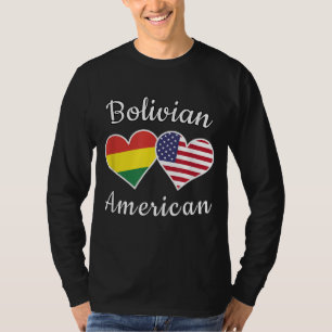 Bolivia USA Bolivian AmericanMen Women Kids T-Shirt