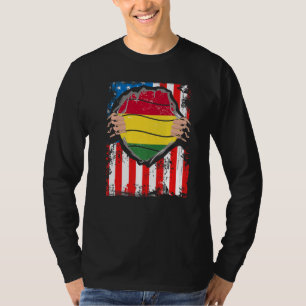 Bolivian American Grown Patriot Bolivia Flag from  T-Shirt