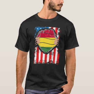 Bolivian American Grown Patriot Bolivia Flag from T-Shirt