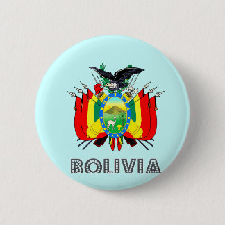 Bolivian Emblem 6 Cm Round Badge