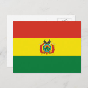 Bolivian Flag, Flag of Bolivia Postcard