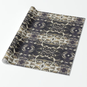 Bolivian Flower Embossing Art Wrapping Paper