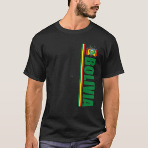 Bolivian Futbol Camisa La Verde Souvenir Flag Of B T-Shirt