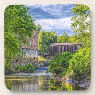 Bollinger Mill And Burfordville Covered Bridge Coaster