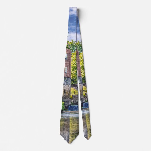 Bollinger Mill And Burfordville Covered Bridge Nec Tie (Front)