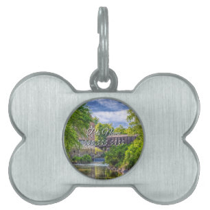 Bollinger Mill & Burfordville Covered Bridge Pet ID Tag