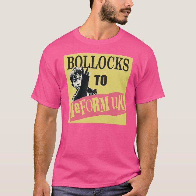 BOLLOCKSO REFORM UK funny funny T-Shirt (Front)