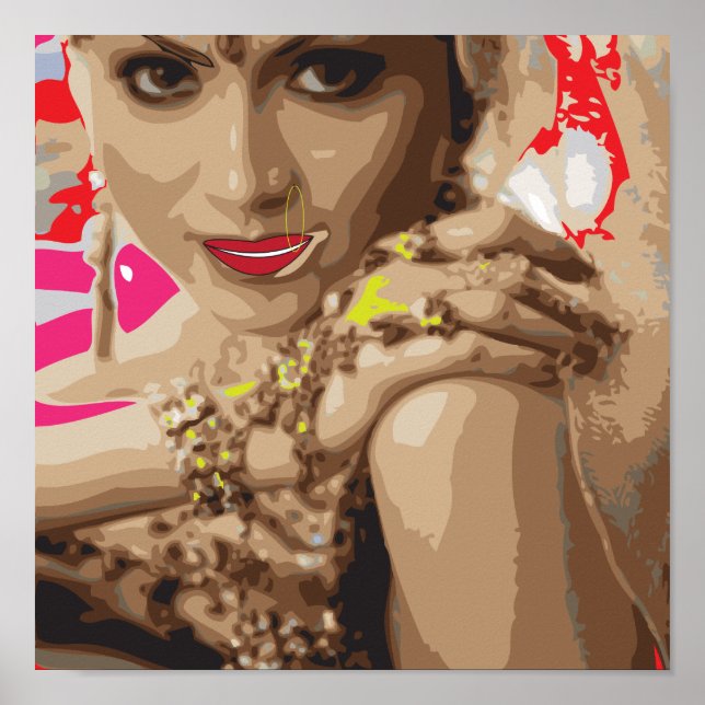 Bollywood art vector Based Poster (Front)