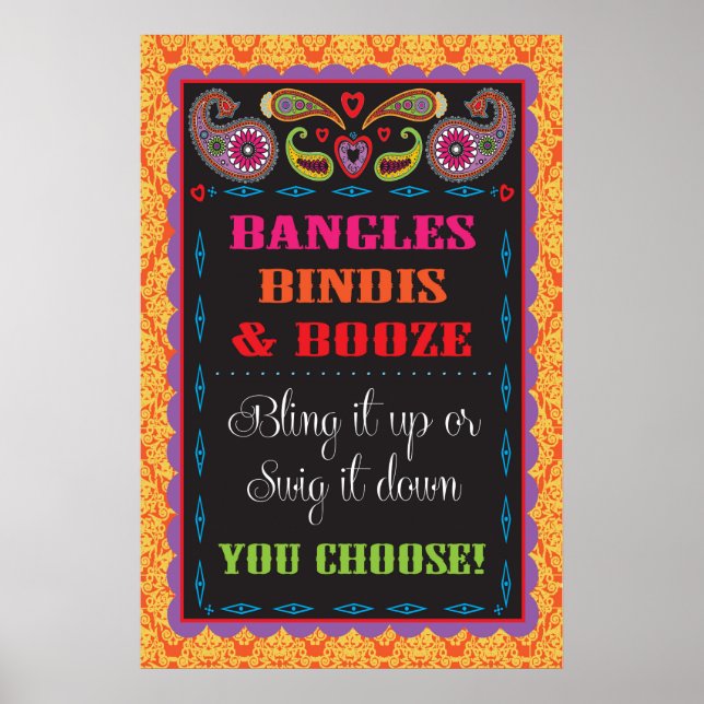 Bollywood Booze Poster custom (Front)