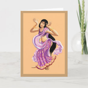 Bollywood dancing card