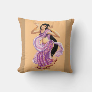 Bollywood Indian dancer Cushion