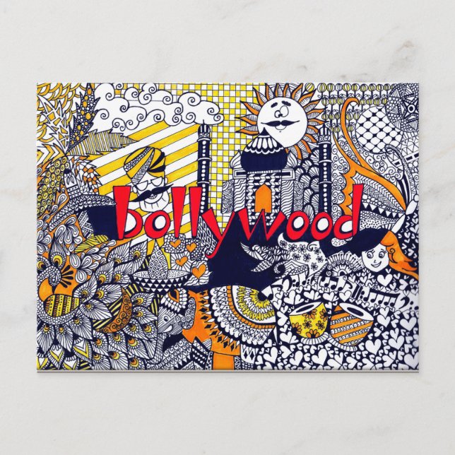 Bollywood postcard (Front)