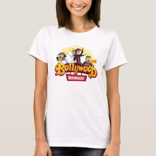 Bollywood Wannabe official white t-shirt