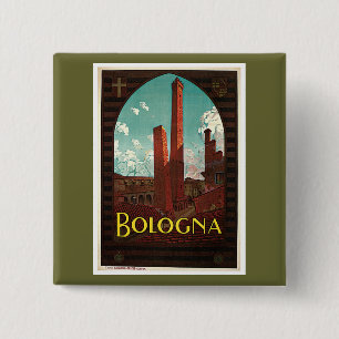 Bologna 15 Cm Square Badge