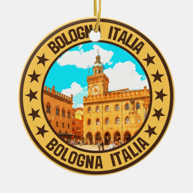 Bologna                                            ceramic tree decoration (Front)