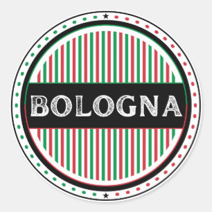 Bologna City Pride Emblem – Italian Identity Classic Round Sticker