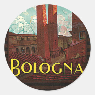 Bologna Classic Round Sticker