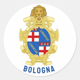 Bologna coat of arms - Italy Classic Round Sticker