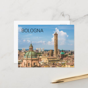 Bologna Emilia-Romagna Italy Panorama Souvenir Holiday Postcard