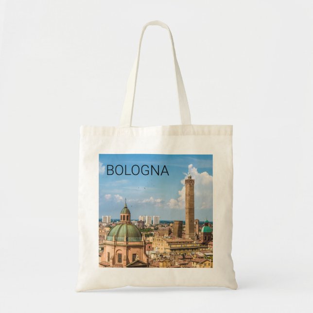 Bologna Emilia-Romagna Italy Panorama Souvenir Tote Bag (Front)