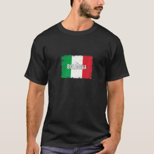 Bologna Italy City With Italian Flag T-Shirt