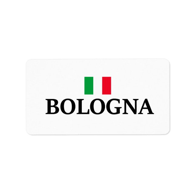 Bologna Italy, I love Bologna Label (Front)
