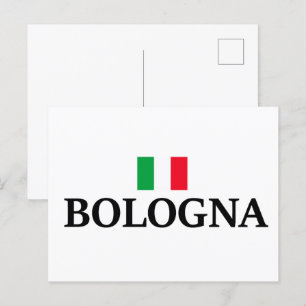 Bologna Italy, I love Bologna Postcard