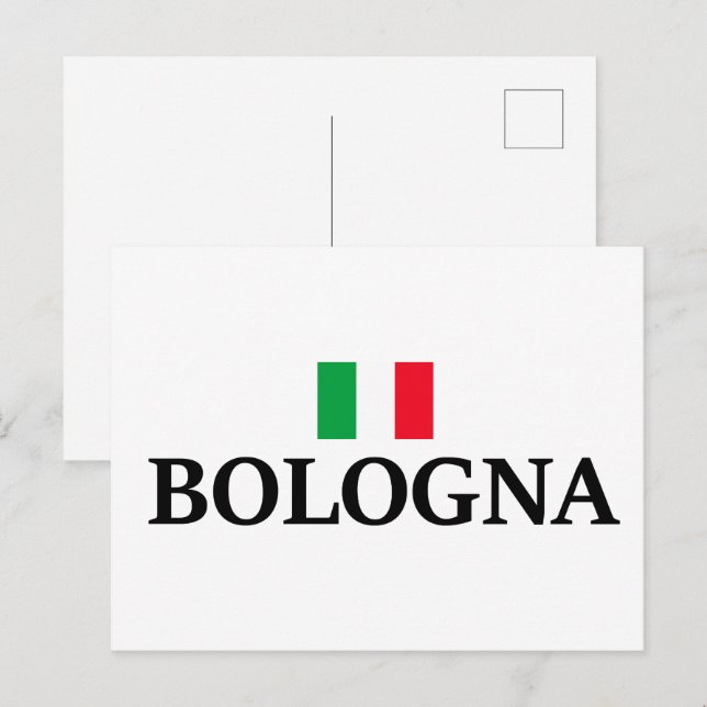 Bologna Italy, I love Bologna Postcard (Front/Back)