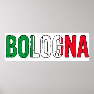 Bologna Italy, I love Bologna Poster