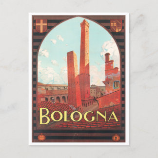 Bologna Italy vintage travel Postcard