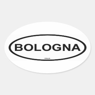 BOLOGNA OVAL STICKER