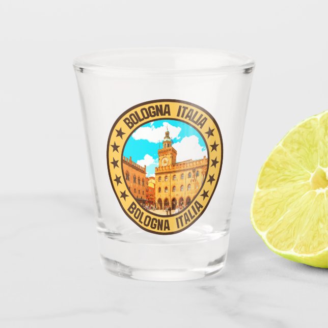 Bologna                                            shot glass (Front)