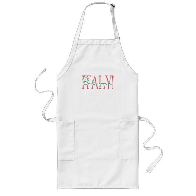 bologna souvenir italian gift Italy Long Apron (Front)
