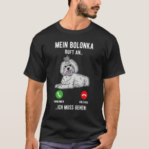 Bolonka Dog Mum Walk Dog Sayings Breeder 12 T-Shirt
