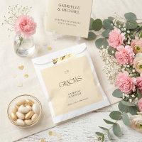 Bolsa de Recuerdo de Boda Español Gracias