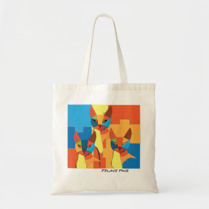 Bolsa De Tela Feline Fine Tote Bag
