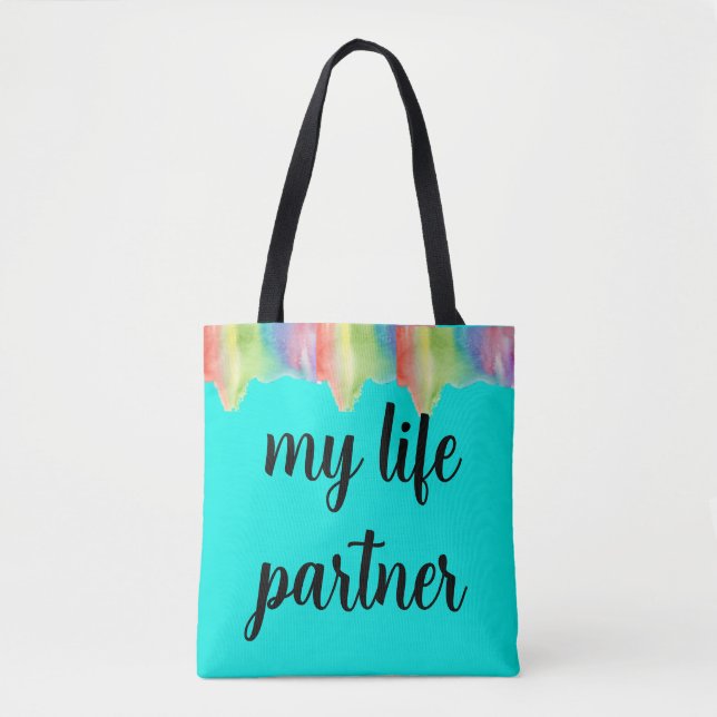 Bolsa mi compañera de vida tote bag (Front)