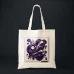 Bolsa Tote Arte Nocturno Abstracto Bag<br><div class="desc">Una bolsa tote con diseño inspirado en la biodiversidad nocturna, combinando misterio, elegancia y funcionalidad para el uso diario.</div>