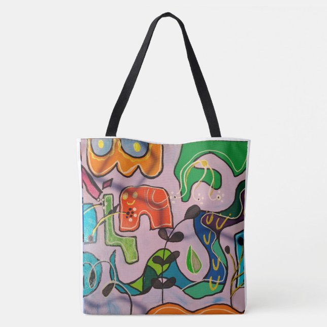 Bolsa tote, stamped all over the area, Bolsa Tote  (Back)